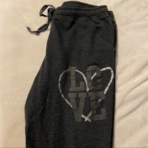 Pink Victoria’s Secret joggers